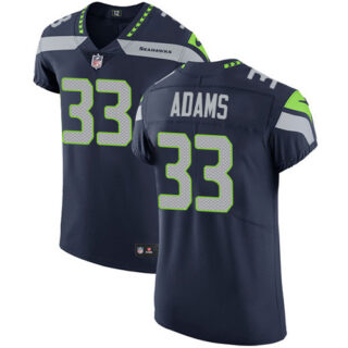 Nike Seahawks #33 Jamal Adams Steel Blue Team Color Men's Stitched NFL Vapor Untouchable Elite Jersey