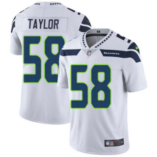 Nike Seahawks #58 Darrell Taylor White Men's Stitched NFL Vapor Untouchable Limited Jersey