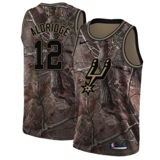 Nike Spurs #12 LaMarcus Aldridge Camo NBA Swingman Realtree Collection Jersey