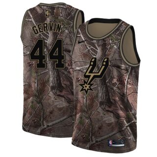 Nike Spurs #44 George Gervin Camo NBA Swingman Realtree Collection Jersey