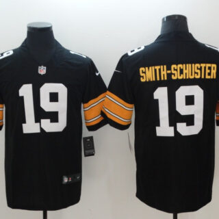 Nike Steelers 19 JuJu Smith-Schuster Black Alternate Vapor Untouchable Limited Jersey