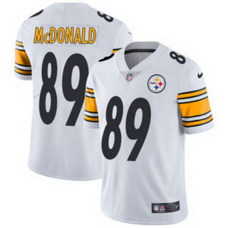 Nike Steelers #89 Vance McDonald White Color Men's Stitched NFL Vapor Untouchable Limited Jersey