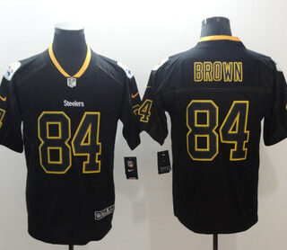 Nike Steelers 84 Antonio Brown Black Shadow Legend Limited Jersey