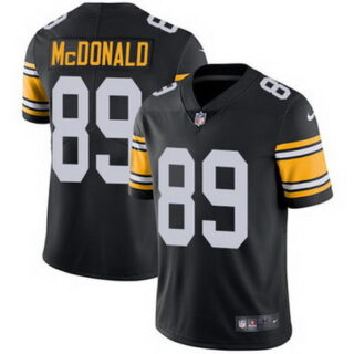 Nike Steelers 89 Vance McDonald Black Alternate Vapor Untouchable Limited Jersey