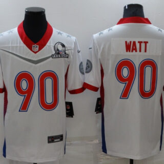 Nike Steelers 90 T.J. Watt White 2022 NFC Pro Bowl Limited Jersey