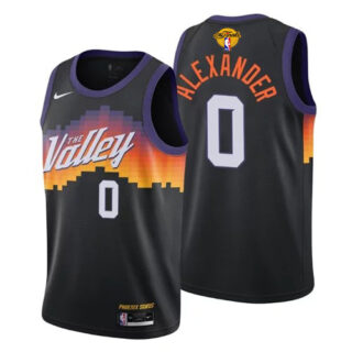 Nike Suns #0 Ty-Shon Alexander Youth 2021 NBA Finals Bound City Edition Jersey Black