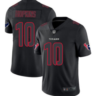 Nike Texans 10 DeAndre Hopkins Black Impact Rush Limited Jersey