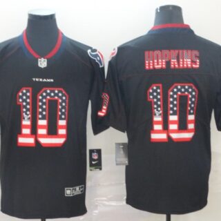 Nike Texans 10 DeAndre Hopkins Black USA Flash Fashion Limited Jersey
