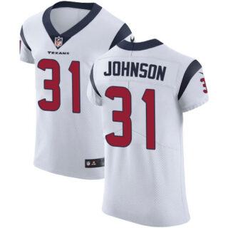 Nike Texans #31 David Johnson White Men's Stitched NFL New Elite Jersey
