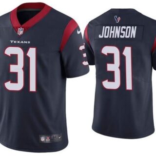 Nike Texans 31 David Johnson Navy Vapor Untouchable Limited Jersey