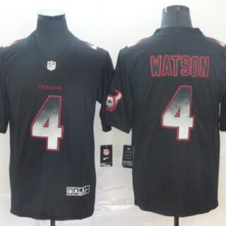 Nike Texans 4 Deshaun Watson Black Arch Smoke Vapor Untouchable Limited Jersey