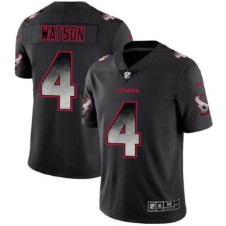 Nike Texans 4 Deshaun Watson Black Arch Smoke Vapor Untouchable Limited Jersey
