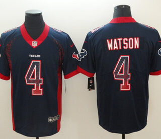 Nike Texans 4 Deshaun Watson Black Drift Fashion Limited Jersey