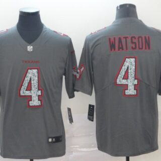 Nike Texans 4 Deshaun Watson Gray Camo Vapor Untouchable Limited Jersey