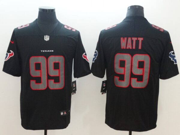 Nike Texans 99 J.J. Watt Black Vapor Impact Limited Jersey
