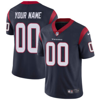 Nike Texans Navy Men's Customized Vapor Untouchable Player Limited Jersey