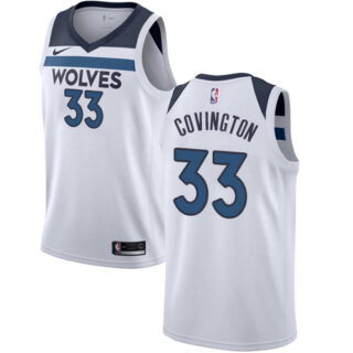 Nike Timberwolves #33 Robert Covington White NBA Swingman Association Edition Jersey