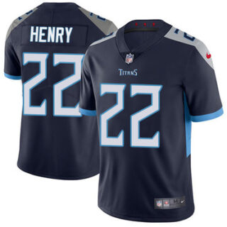 Nike Titans #22 Derrick Henry Navy Blue Alternate Men's Stitched NFL Vapor Untouchable Limited Jersey