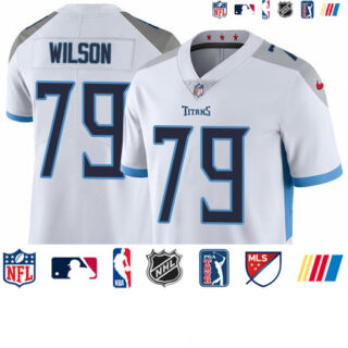 Nike Titans #79 Isaiah Wilson White Men's Stitched NFL Vapor Untouchable Limited Jersey