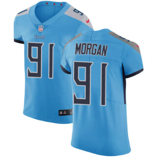Nike Titans #91 Derrick Morgan Light Blue Alternate Men's Stitched NFL Vapor Untouchable Elite Jersey