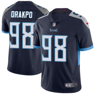 Nike Titans #98 Brian Orakpo Navy Blue Team Color Men's Stitched NFL Vapor Untouchable Limited Jersey
