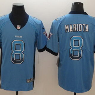 Nike Titans 8 Marcus Mariota Light Blue Drift Fashion Limited Jersey