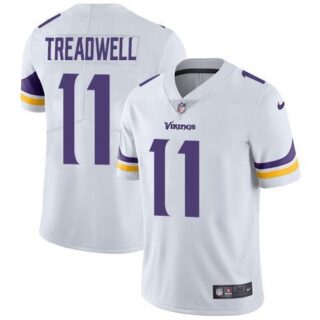 Nike Vikings 11 Laquon Treadwell White Vapor Untouchable Limited Jersey
