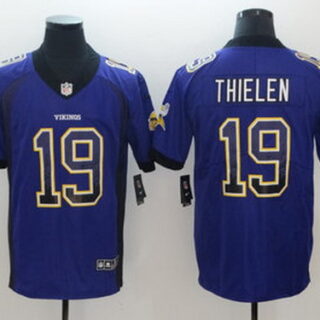 Nike Vikings 19 Adam Thielen Purple Drift Fashion Limited Jersey