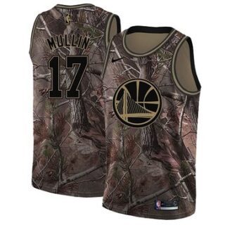 Nike Warriors #17 Chris Mullin Camo NBA Swingman Realtree Collection Jersey