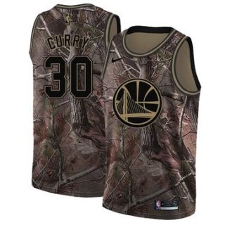 Nike Warriors #30 Stephen Curry Camo NBA Swingman Realtree Collection Jersey