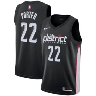 Nike Wizards #22 Otto Porter Black NBA Swingman City Edition 2018 19 Jersey