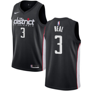 Nike Wizards #3 Bradley Beal Black NBA Swingman City Edition 2018 19 Jersey