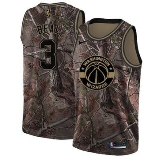 Nike Wizards #3 Bradley Beal Camo NBA Swingman Realtree Collection Jersey