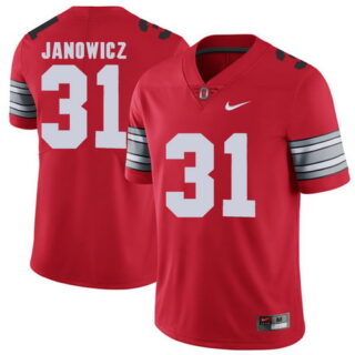 Ohio State Buckeyes 31 Vic Janowicz Red 2018 Spring Game College Football Limited Jersey