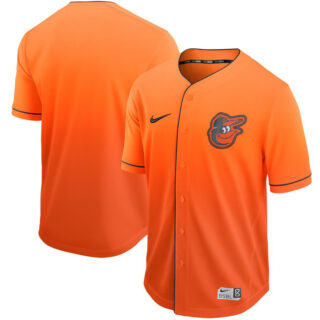 Orioles Blank Orange Drift Fashion Jersey
