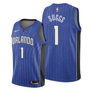 Orlando Magic #1 Jalen Suggs 2018-19 Icon Edition Blue NBA Jersey