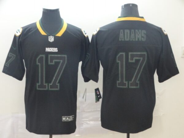 Packers 17 Davante Adams Black Shadow Legend Limited Jersey