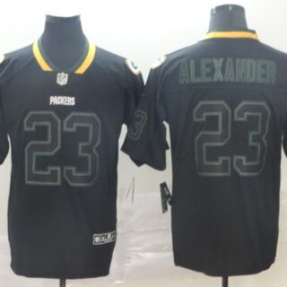 Packers 23 Jaire Alexander Black Shadow Legend Limited Jersey
