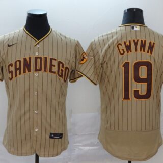 Padres 19 Tony Gwynn Gray Nike 2020 Flexbase Jersey