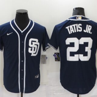Padres 23 Fernando Tatis Jr. Navy Nike Cool Base Jersey