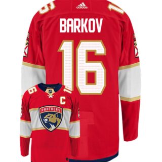 Panthers 16 Aleksander Barkov Red Adidas Jersey