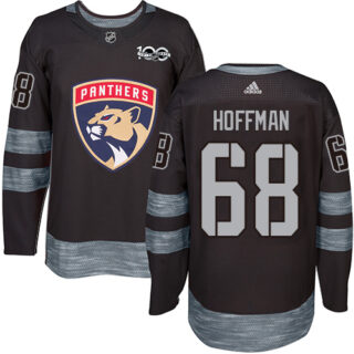 Panthers #68 Mike Hoffman Black 1917-2017 100th Anniversary Stitched Hockey Jersey