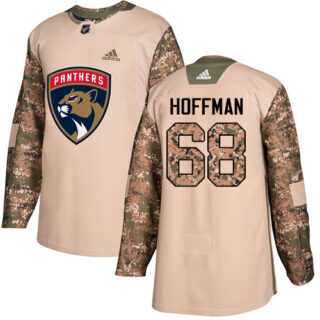 Panthers #68 Mike Hoffman Camo Authentic 2017 Veterans Day Stitched Hockey Jersey
