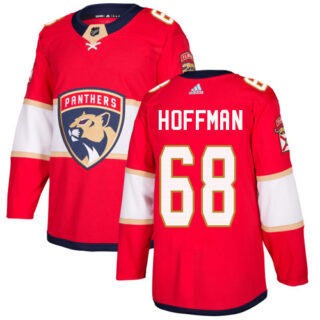 Panthers #68 Mike Hoffman Red Home Authentic Stitched Hockey Jersey