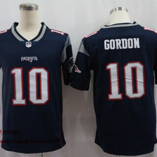Patriots 10 Josh Gordon Navy Vapor Untouchable Limited Jersey