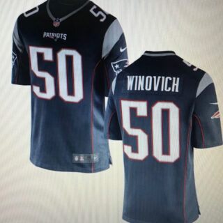 Patriots #50 Chase Winovich Navy Vapor limited Jersey