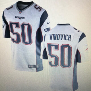 Patriots #50 Chase Winovich White Vapor limited Jersey