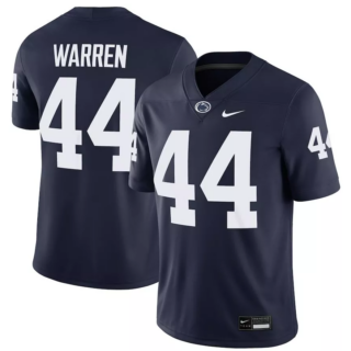 Men's Penn State Nittany Lions Tyler Warren #44 Blue Nike Official NCAA Game Jersey