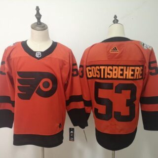 Philadelphia Flyers #53 Shayne Gostisbehere Orange 2019 NHL Stadium Series Jersey