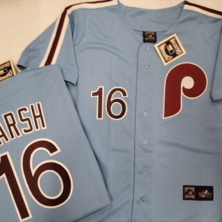 Men's Philadelphia Phillies Brandon Marsh #16 Throwback jersey